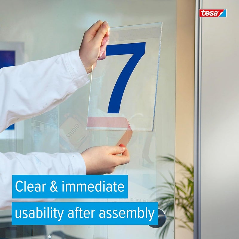 Tesa 4965 Original Double-Sided PET Film Tape, Transparent, .5 in x 36 yd, 1 Roll - Image 3